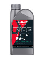 Моторное масло RIDE SCOOTER 4T 10W-40 SL LAVR motoline, 1 л
