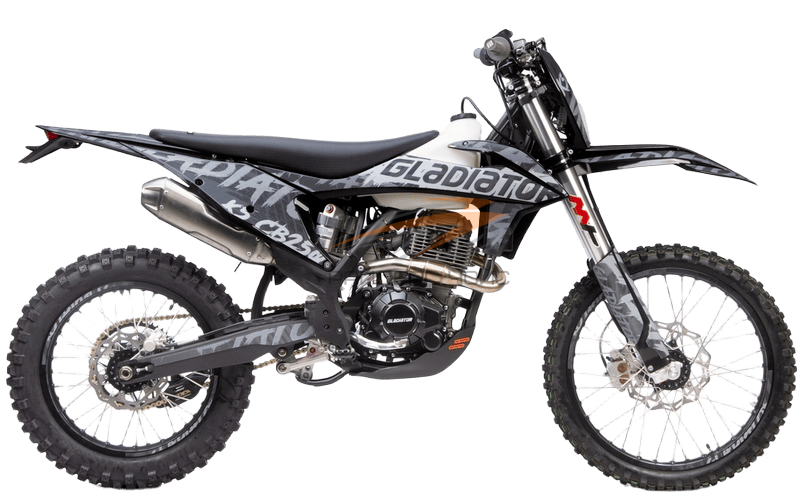 Мотоцикл Gladiator K5 CB250-F (черный) Graffiti