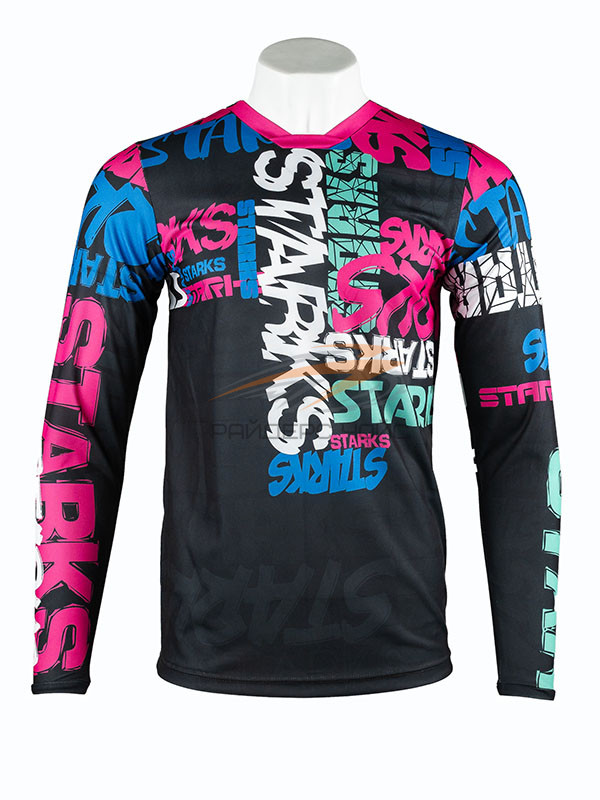 STARKS Джерси Base Cross KIDS (розовый/бирюза) STARKS Джерси Base Cross KIDS (розовый/бирюза)