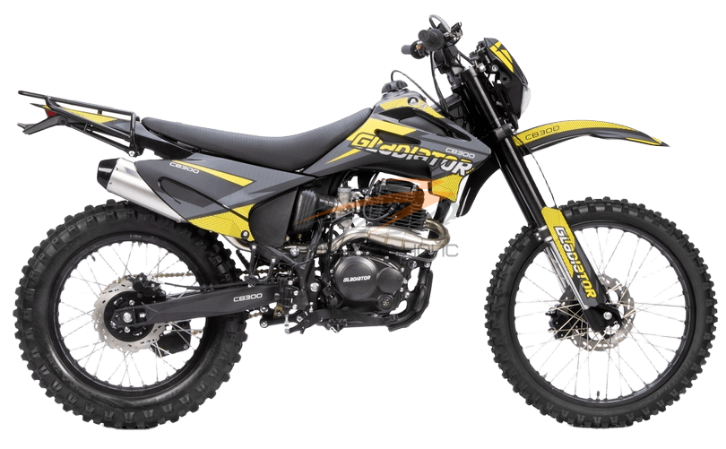 Мотоцикл Gladiator C3 CB300 (желтый) Yellow