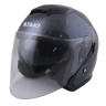 Шлем открытый со стеклом ATAKI JK526 Carbon Шлем открытый со стеклом ATAKI JK526 Carbon