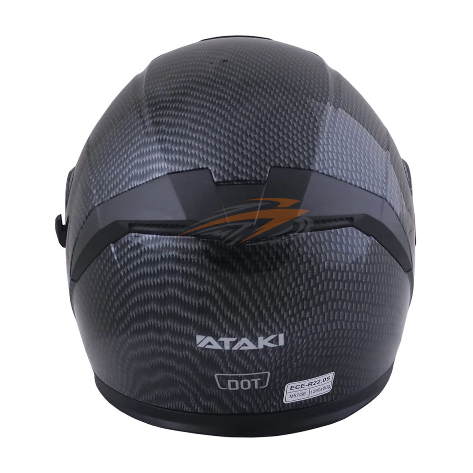 Шлем открытый со стеклом ATAKI JK526 Carbon Шлем открытый со стеклом ATAKI JK526 Carbon