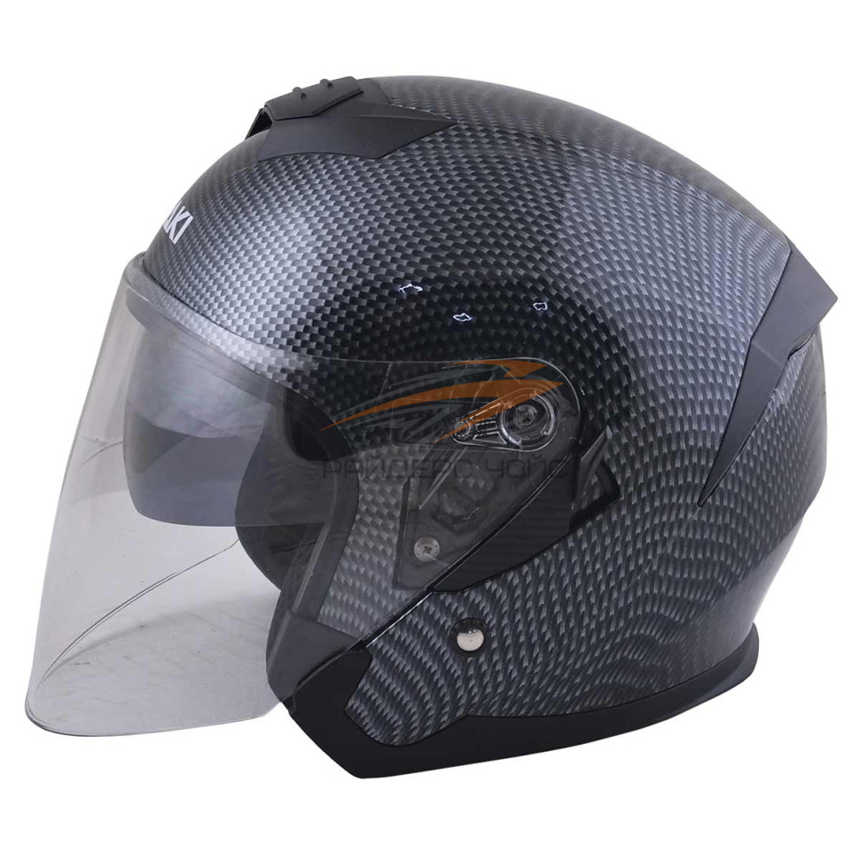 Шлем открытый со стеклом ATAKI JK526 Carbon Шлем открытый со стеклом ATAKI JK526 Carbon