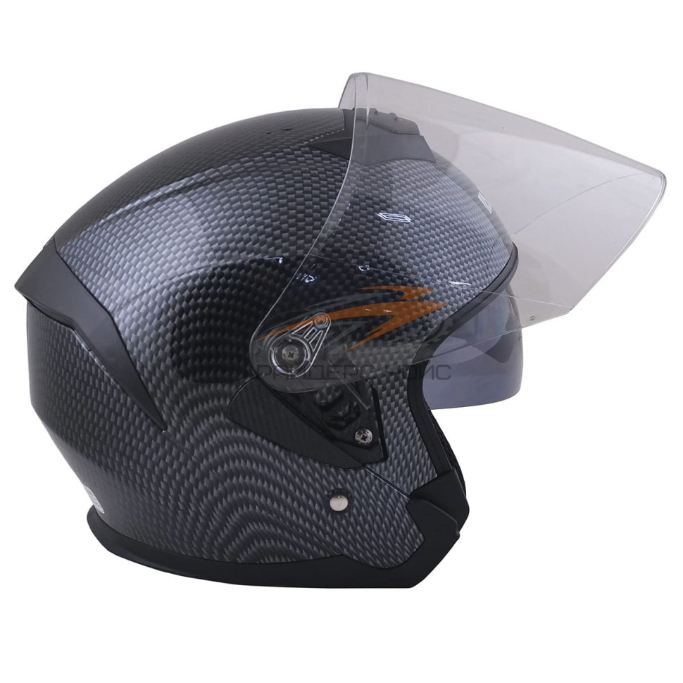 Шлем открытый со стеклом ATAKI JK526 Carbon Шлем открытый со стеклом ATAKI JK526 Carbon