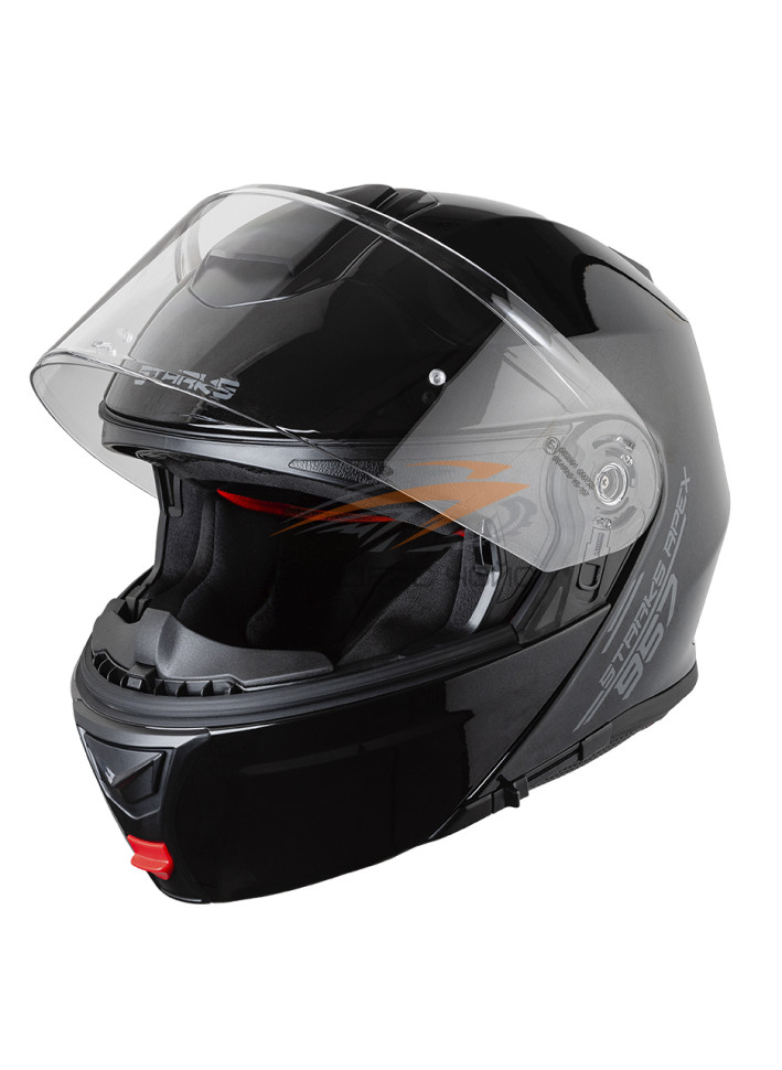 STARKS Шлем тип FF957 APEX (чёрный глянец)