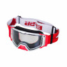 EF56 Кроссовые очки 101 HD (heavy duty) (белый/красный) EF56 Кроссовые очки 101 HD (heavy duty) (белый/красный)