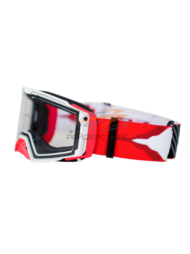 EF56 Кроссовые очки 101 HD (heavy duty) (белый/красный) EF56 Кроссовые очки 101 HD (heavy duty) (белый/красный)