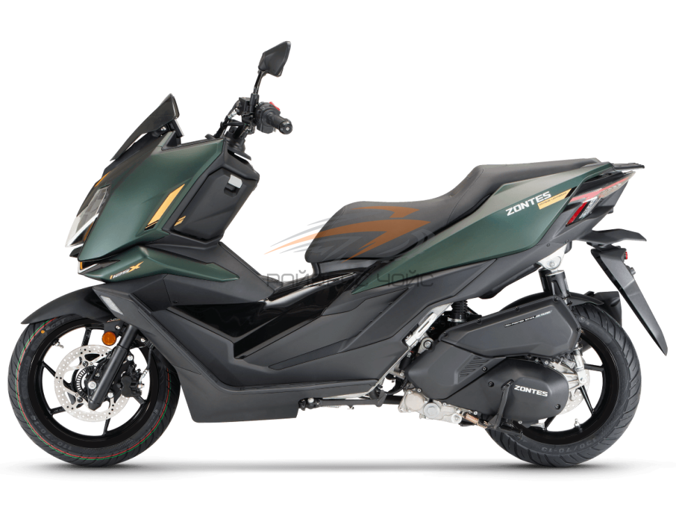 Максискутер ZONTES ZT125-X (зеленый) ПТС